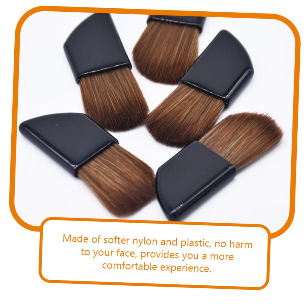 2Pcs Small Makeup Brush Set Travel Makeup Brush Blush Brush Nail Dust Brush Makeup Tool Eye Shadow Brush Mini Makeup Brush Makeup Brush Travel Professional Makeup Brush Cheek Brush